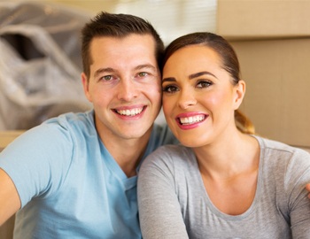 portrait of a smiling couple