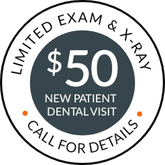 $50 new patient dental visit stamp