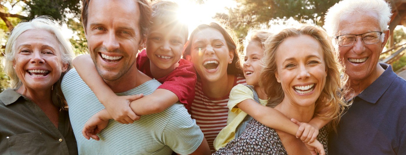 smiling family